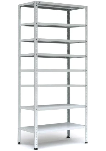 Стеллаж металлический Титан МС-750 2500x700x300/8